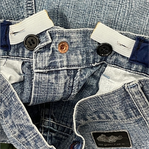 Vintage Paco Jeans Blue Wide Leg Skater Streetwear Jeans Boys 7 Embroidered - Picture 11 of 11